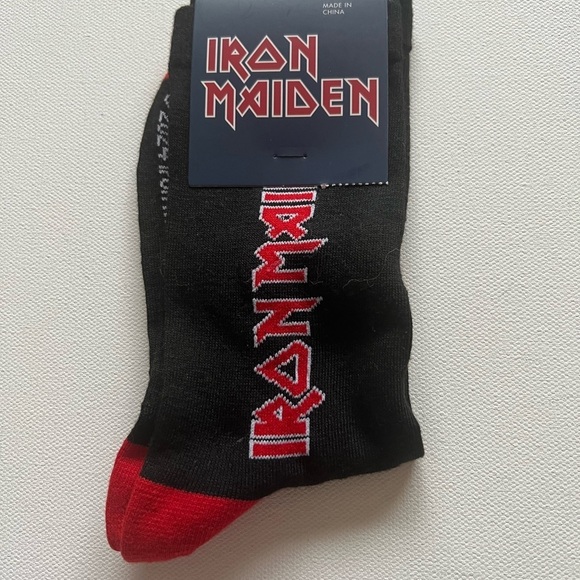 Iron Maiden Accessories - Iron Maiden Crew Socks ~ Women's Sizes 6 - 9.5 ~ One Pair (F1)